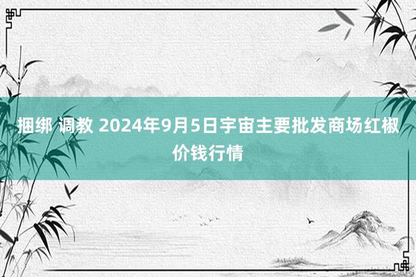 捆绑 调教 2024年9月5日宇宙主要批发商场红椒价钱行情