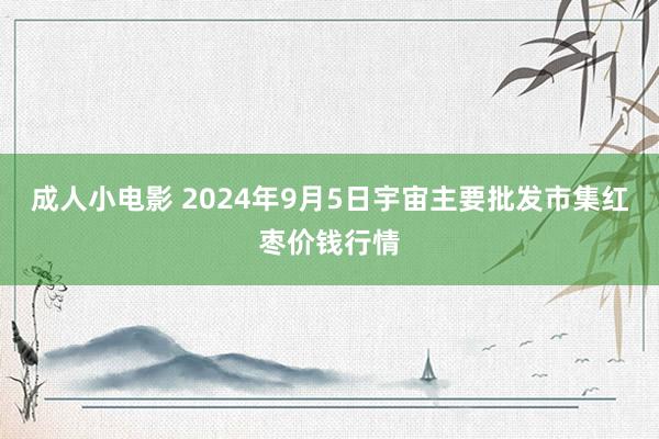 成人小电影 2024年9月5日宇宙主要批发市集红枣价钱行情